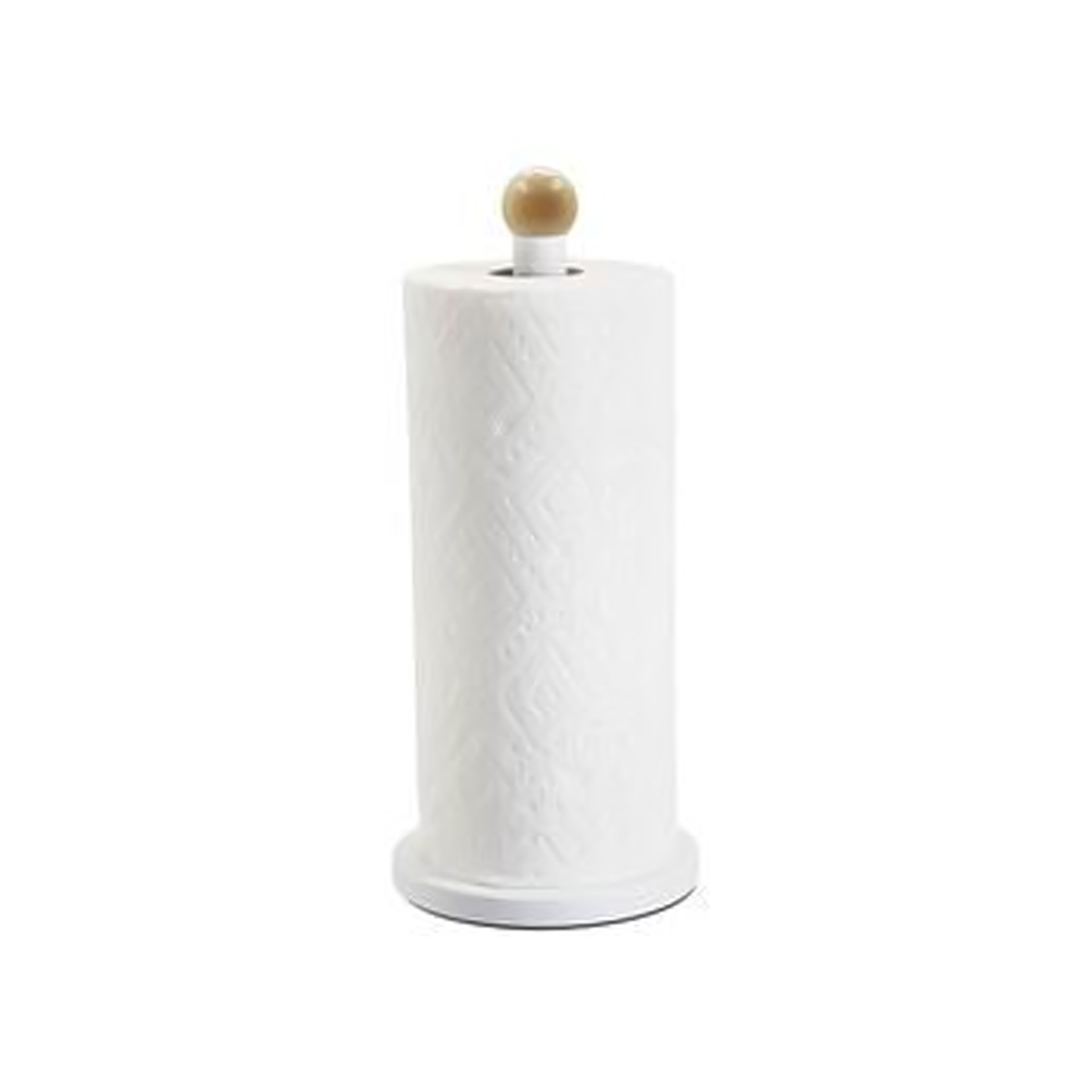 Porta Rolos Cozinha Retro 15X34cm Branco