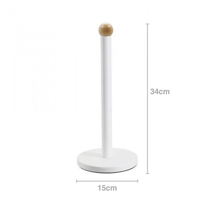 Porta Rolos Cozinha Retro 15X34cm Branco Porta Rolos Cozinha Retro 15X34cm Branco