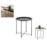 Mesa Apoio Metal Redonda 46.8X50cm Mesa Apoio Metal Redonda 46.8X50cm