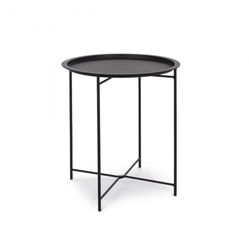 Mesa Apoio Metal Redonda 46.8X50cm