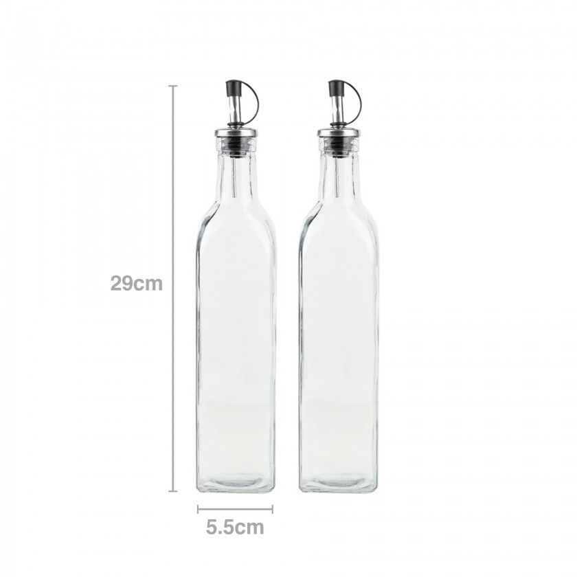 Galheteiro Vidro 500ml 5.5X5.5X29cm