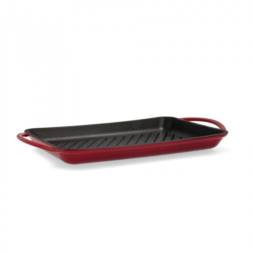 Grelhador Ferro Esmalte Retangular 33X21.5cm Grelhador Ferro Esmalte Retangular 33X21.5cm