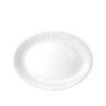 Travessa Vidro Opaco Feston Oval Branco 33X26cm Travessa Vidro Opaco Feston Oval Branco 33X26cm