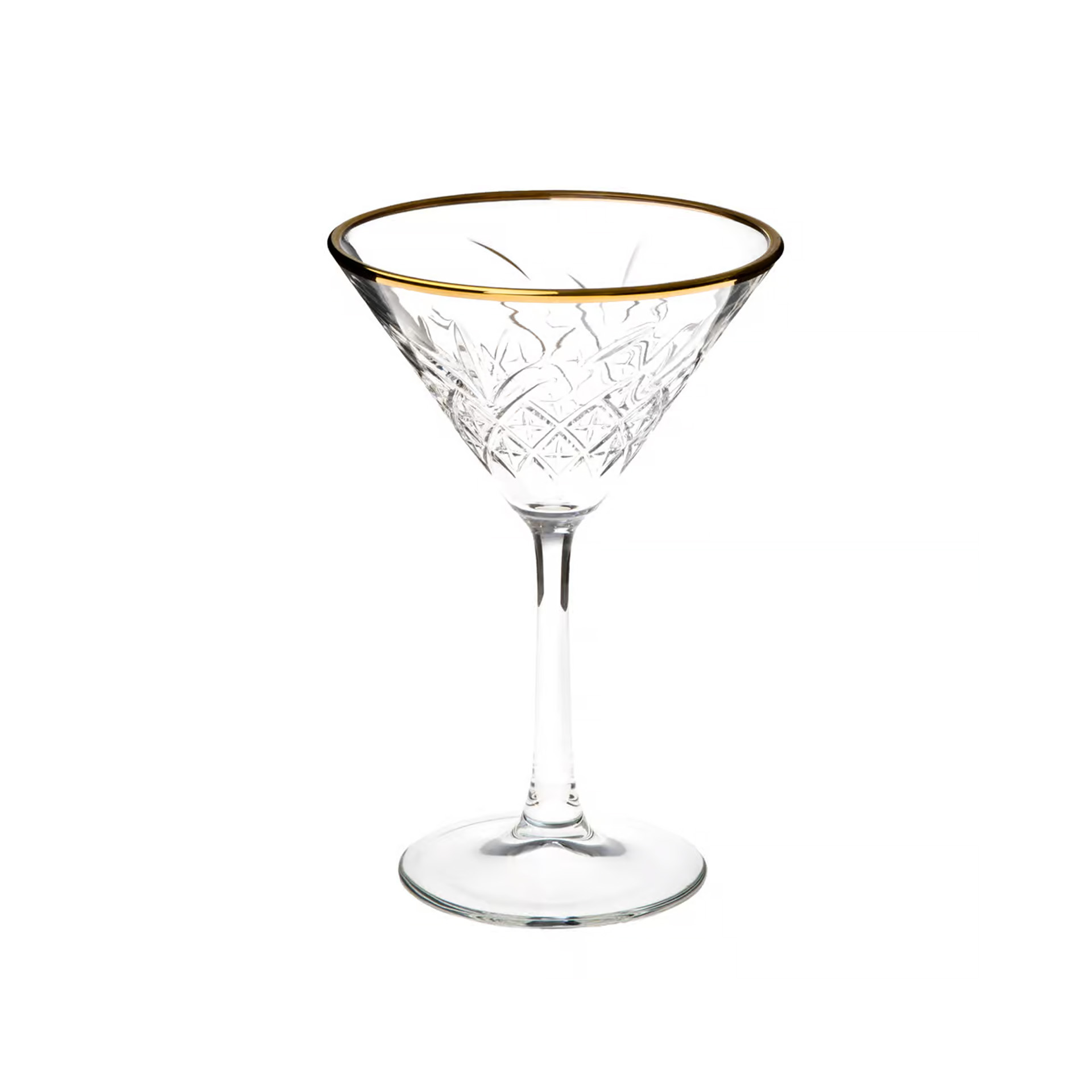 Copo Cocktail Timeless Golden Touch 230ml 11.6X17.2cm Pack 4