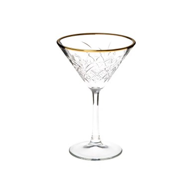Copo Cocktail Timeless Golden Touch 230ml 11.6X17.2cm Pack 4