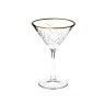 Copo Cocktail Timeless Golden Touch 230ml 11.6X17.2cm Pack 4