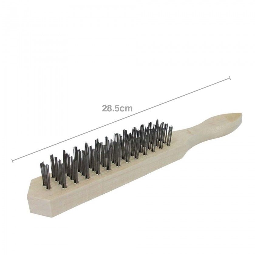 Escova Aço Limpa Grelhas 28.5cm Escova Aço Limpa Grelhas 28.5cm