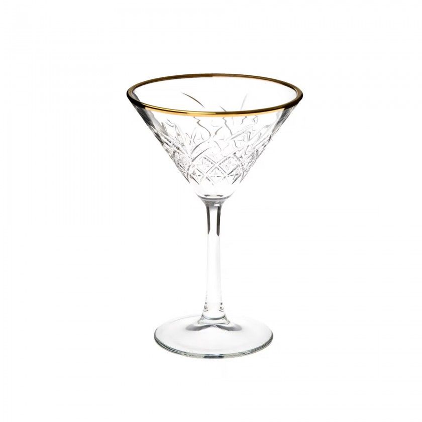 Copo Cocktail Timeless Golden Touch 230ml 11.6X17.2cm Pack 4
