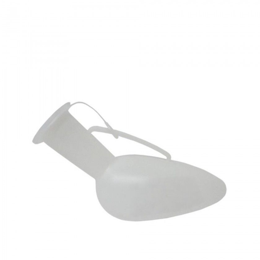 Urinol Plstico com Tampa 6X28X11cm