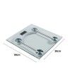 Balana Digital Wc Led Transparente 180kg 30X30cm