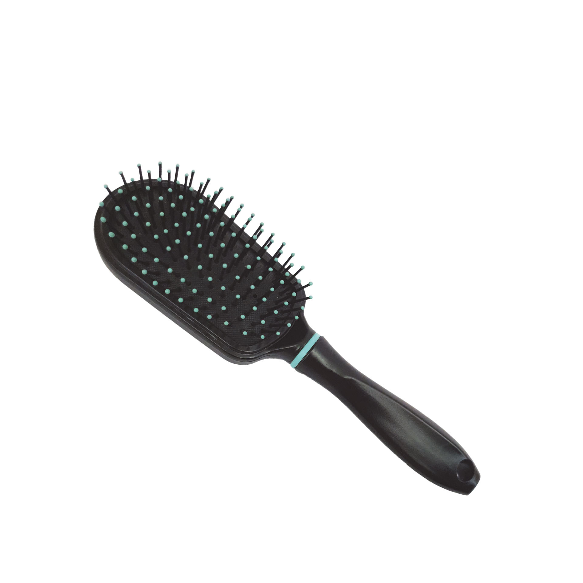 Escova Cabelo Retangular Preto 23cm