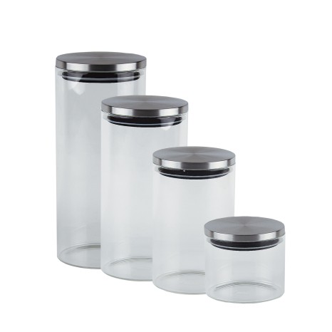 Frasco Vidro Tampa Metal 500ml 10.3X9cm - Image product