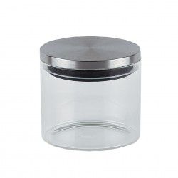 Frasco Vidro Tampa Metal 500ml 10.3X9cm