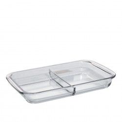 Assadeira Vidro com Divisria 39X23.5X5.5cm
