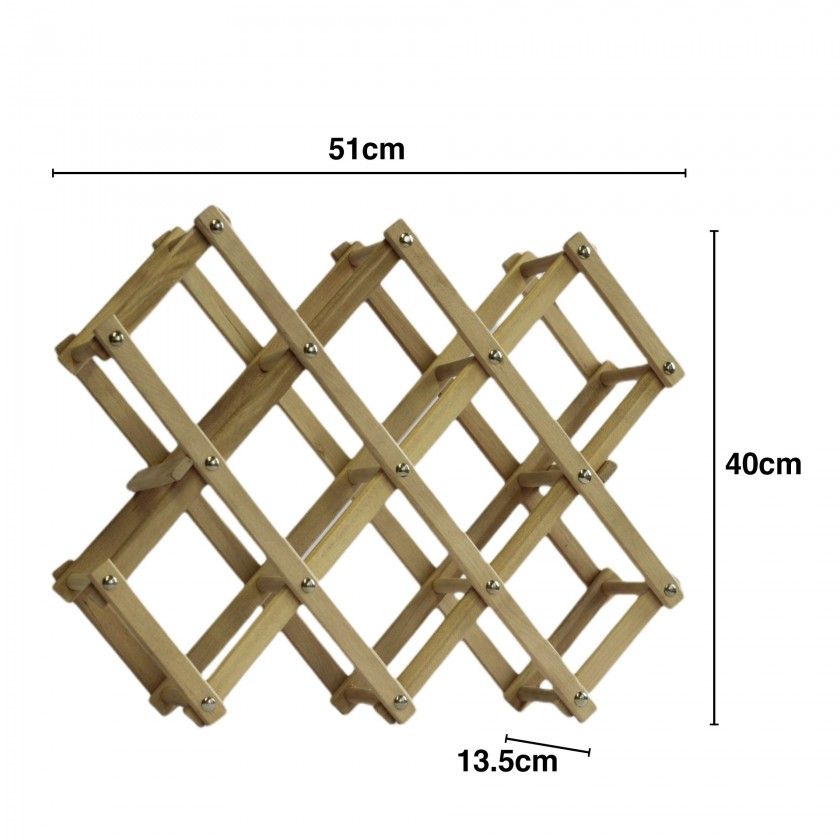 Garrafeira Dobrvel 10 Garrafas 50X13.5X9cm