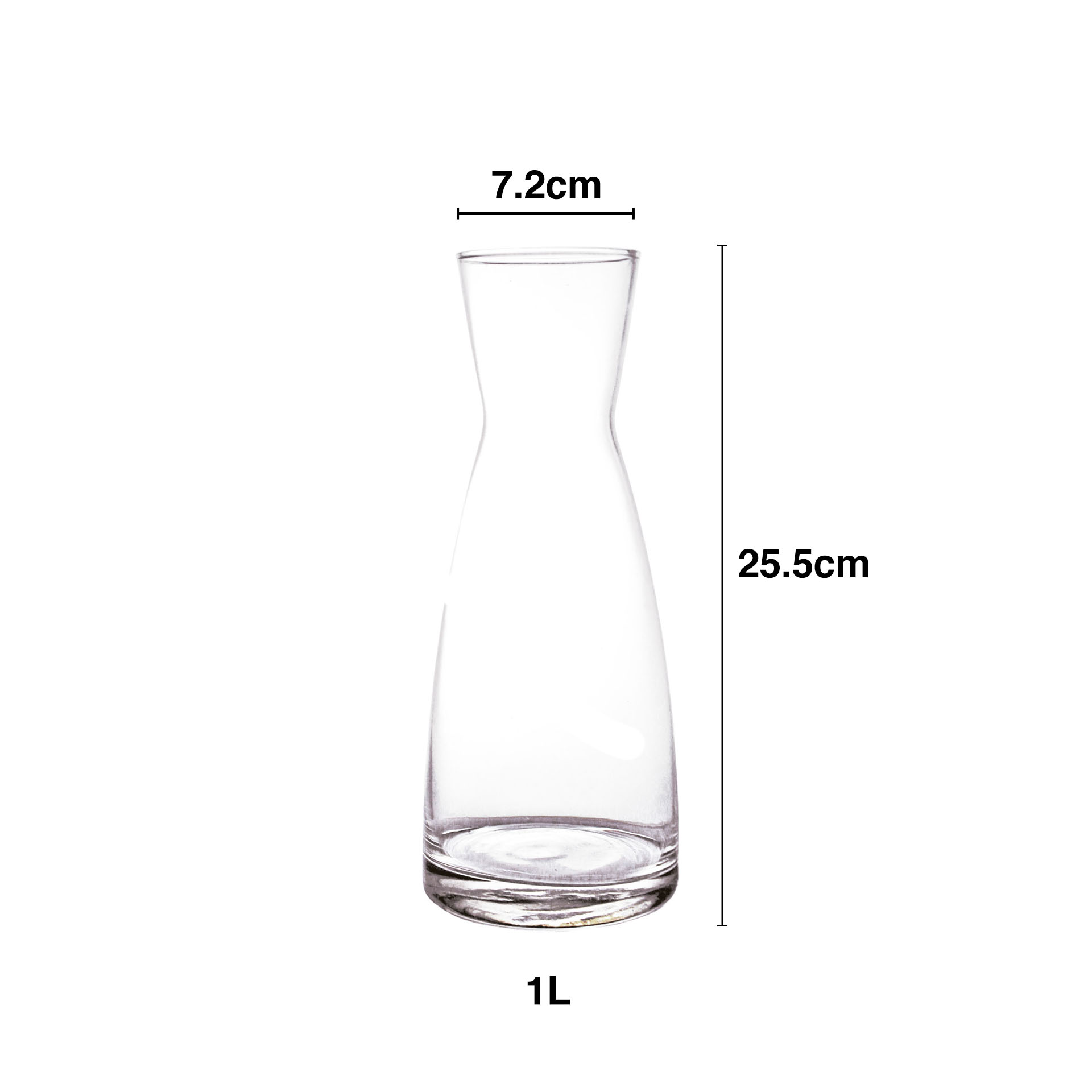 Decanter Vidro 1000ml 7X25.5cm
