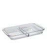 Assadeira Vidro com Divisria 39X23.5X5.5cm
