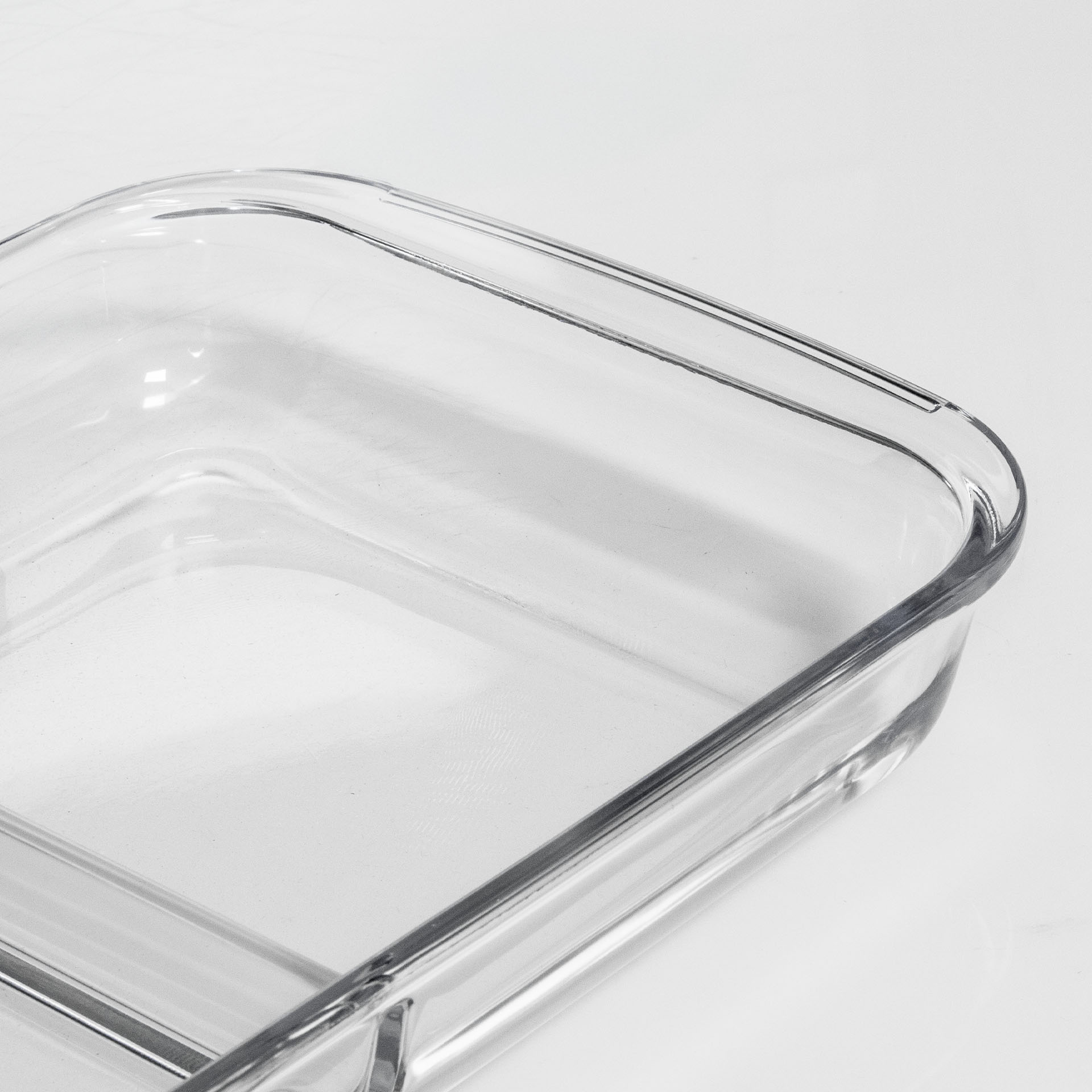 Assadeira Vidro com Divisória 39X23.5X5.5cm