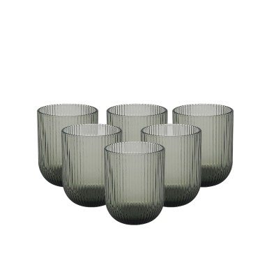 Copo sem P� Stripes 250ml 7.5X9.5cm Pack 6