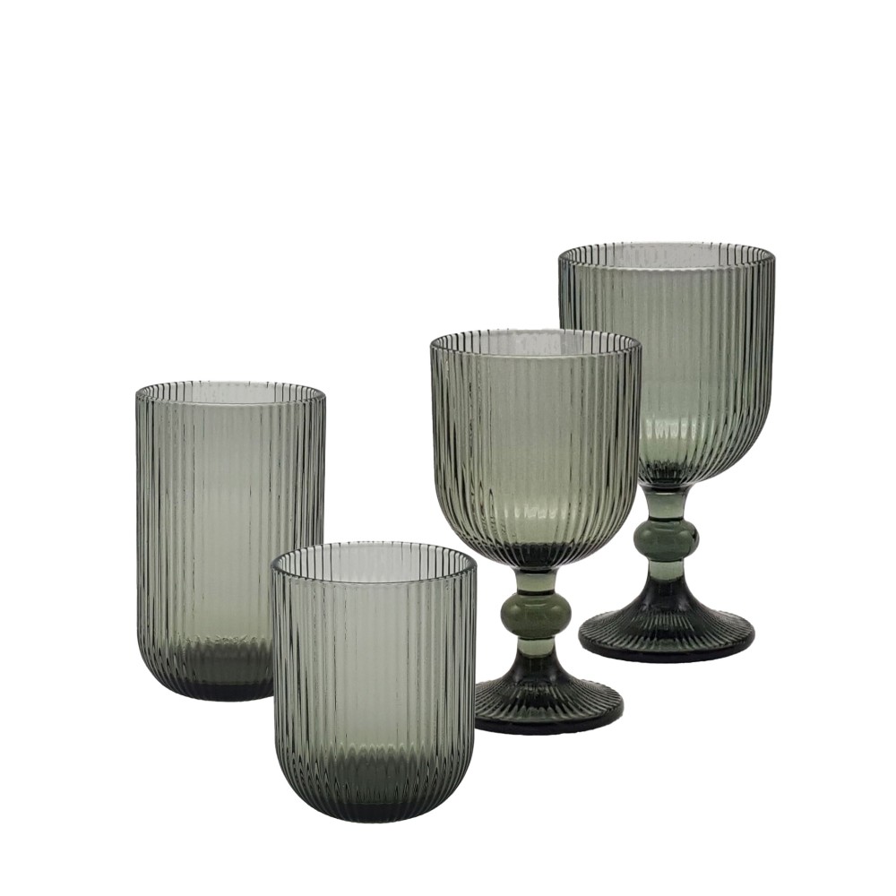 Copo sem P� Stripes 250ml 7.5X9.5cm Pack 6