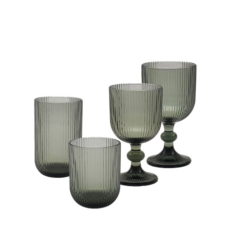 Copo sem Pé Stripes 250ml 7.5X9.5cm Pack 6 - Image product