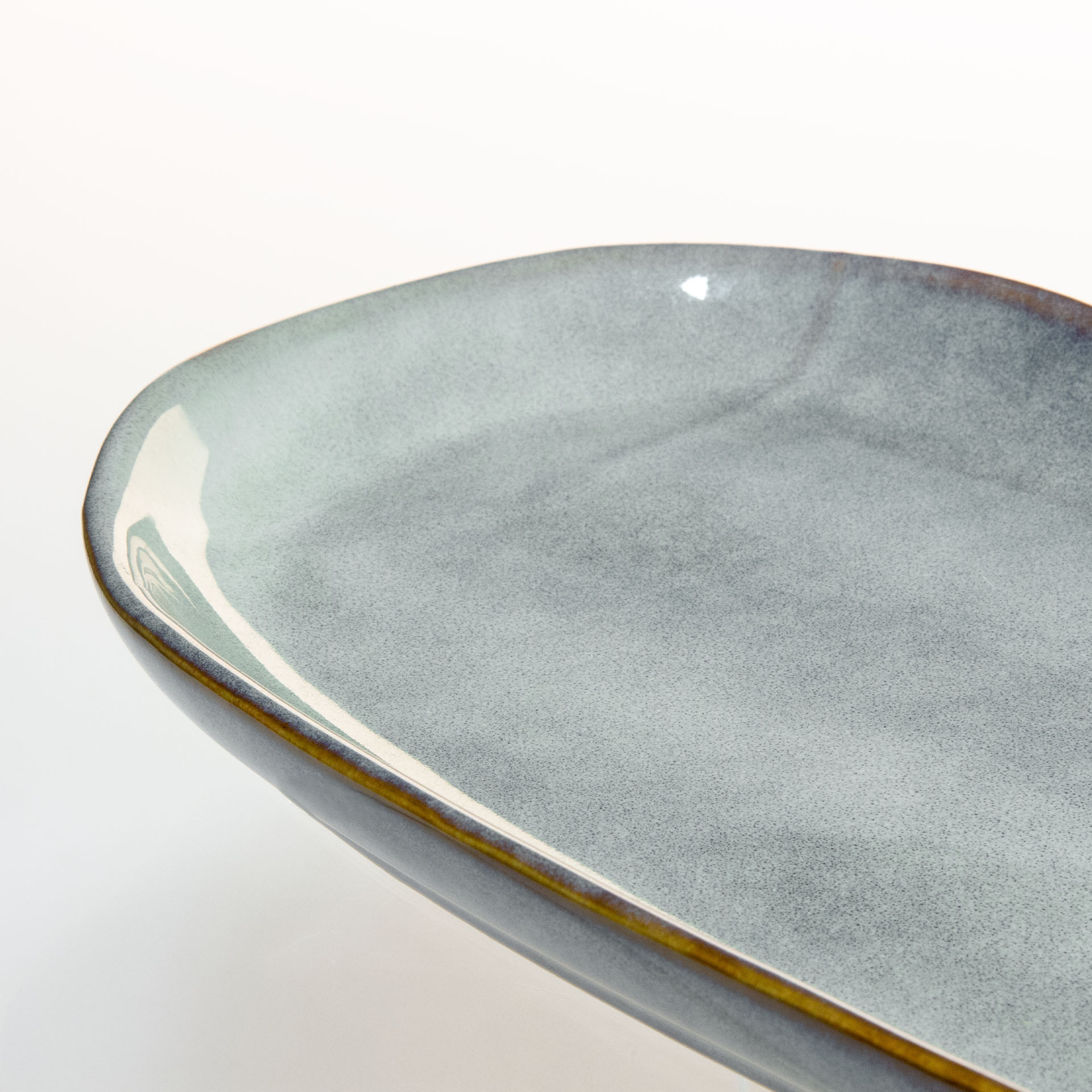 Travessa Cerâmica Oval 33X17cm