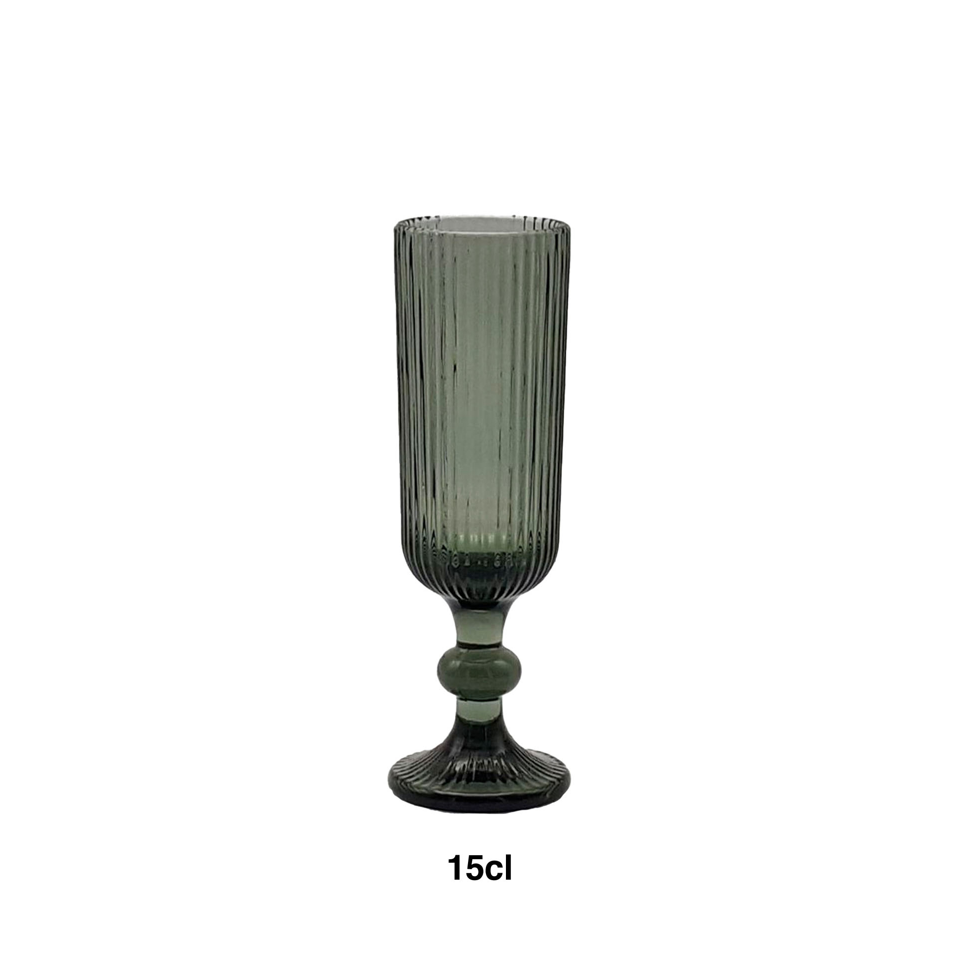 Copo Flute com Pé Stripes 150ml Pack 6