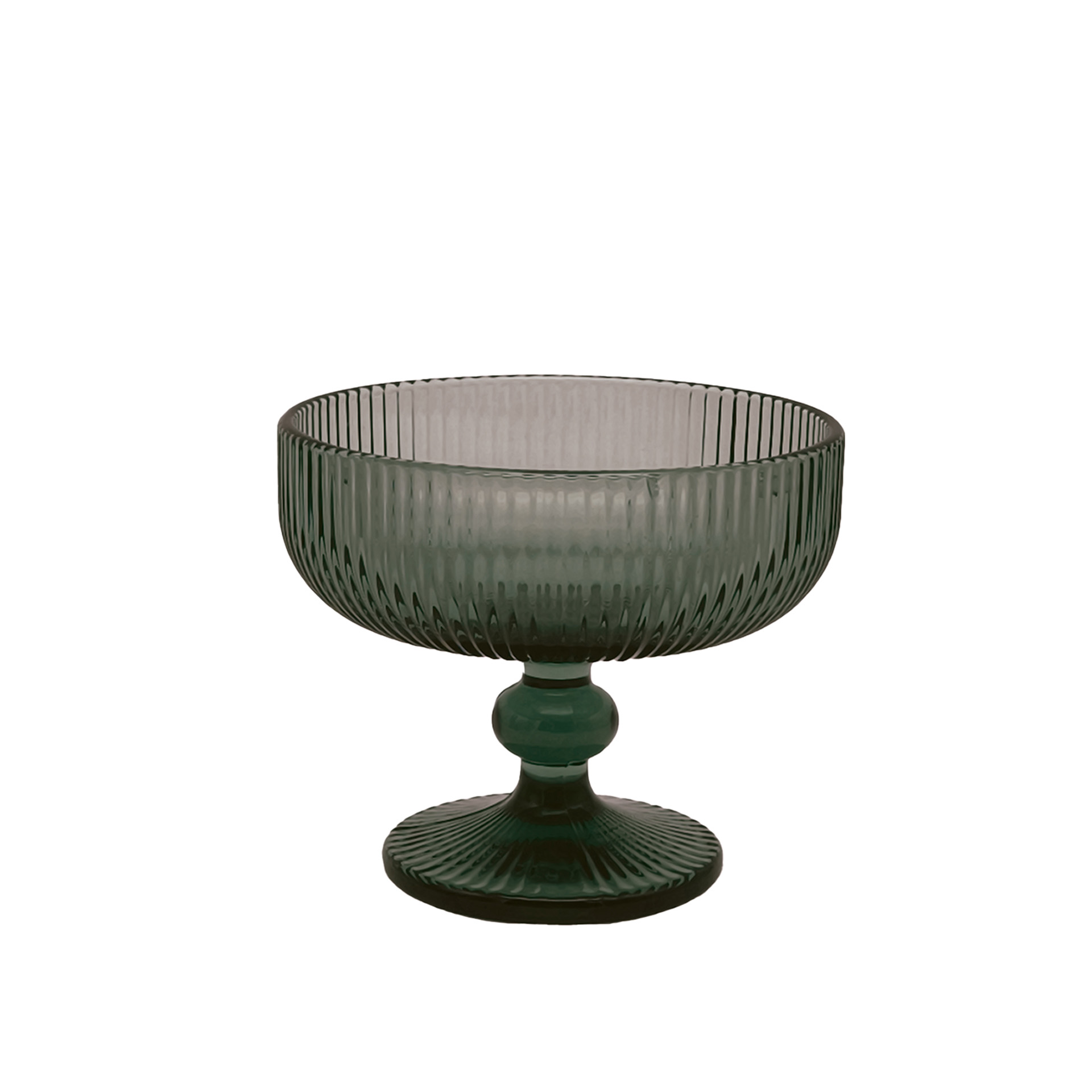 Taça com Pé Stripes Cinza 250ml Pack 6