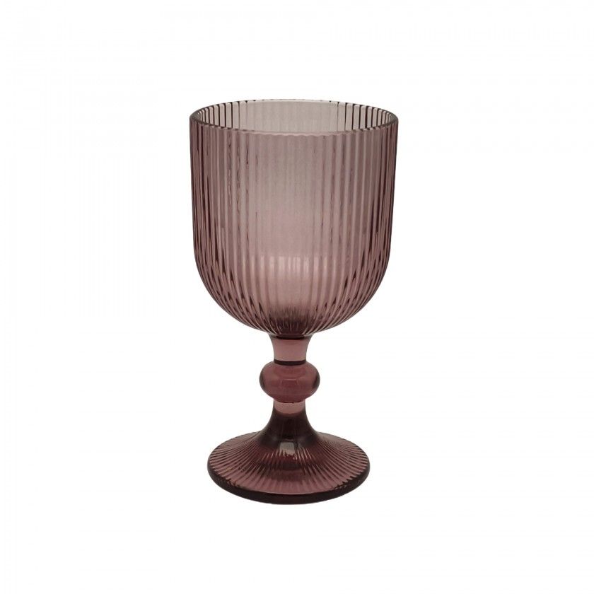 Copo com Pé Stripes 330ml 9X16.5cm Pack 6 Copo com Pé Stripes 330ml 9X16.5cm Pack 6