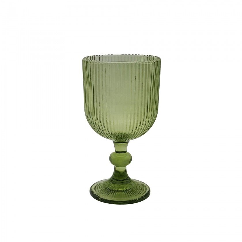 Copo com Pé Stripes 330ml 9X16.5cm Pack 6 Copo com Pé Stripes 330ml 9X16.5cm Pack 6