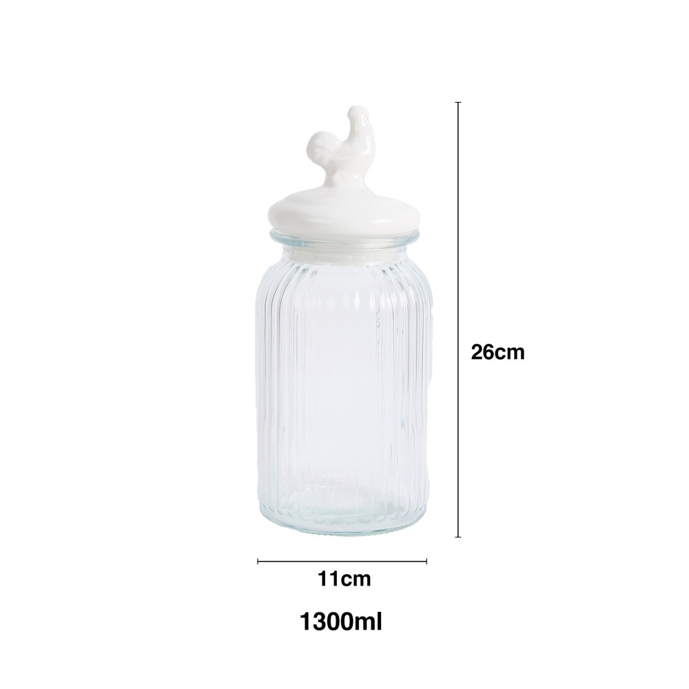 Frasco Galinha Tampa Cer�mica
