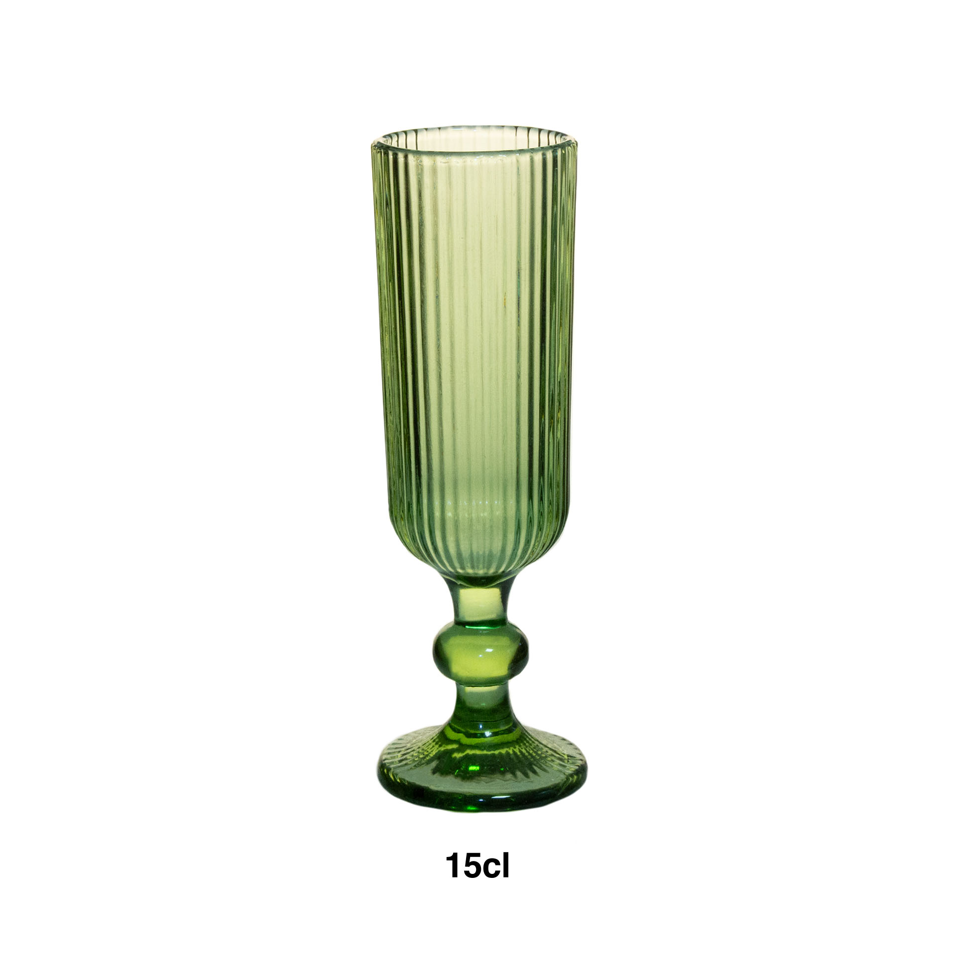 Copo Flute com Pé Stripes 150ml Pack 6