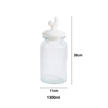 Frasco Galinha Tampa Cer�mica