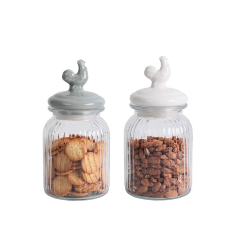 Frasco Galinha Tampa Cer�mica - Image product