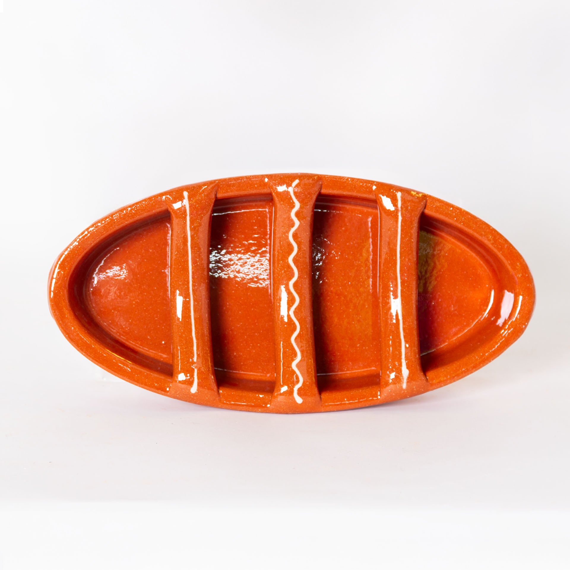 Assador Chouriços Barro Regional N.2 29X13.5X4.5cm