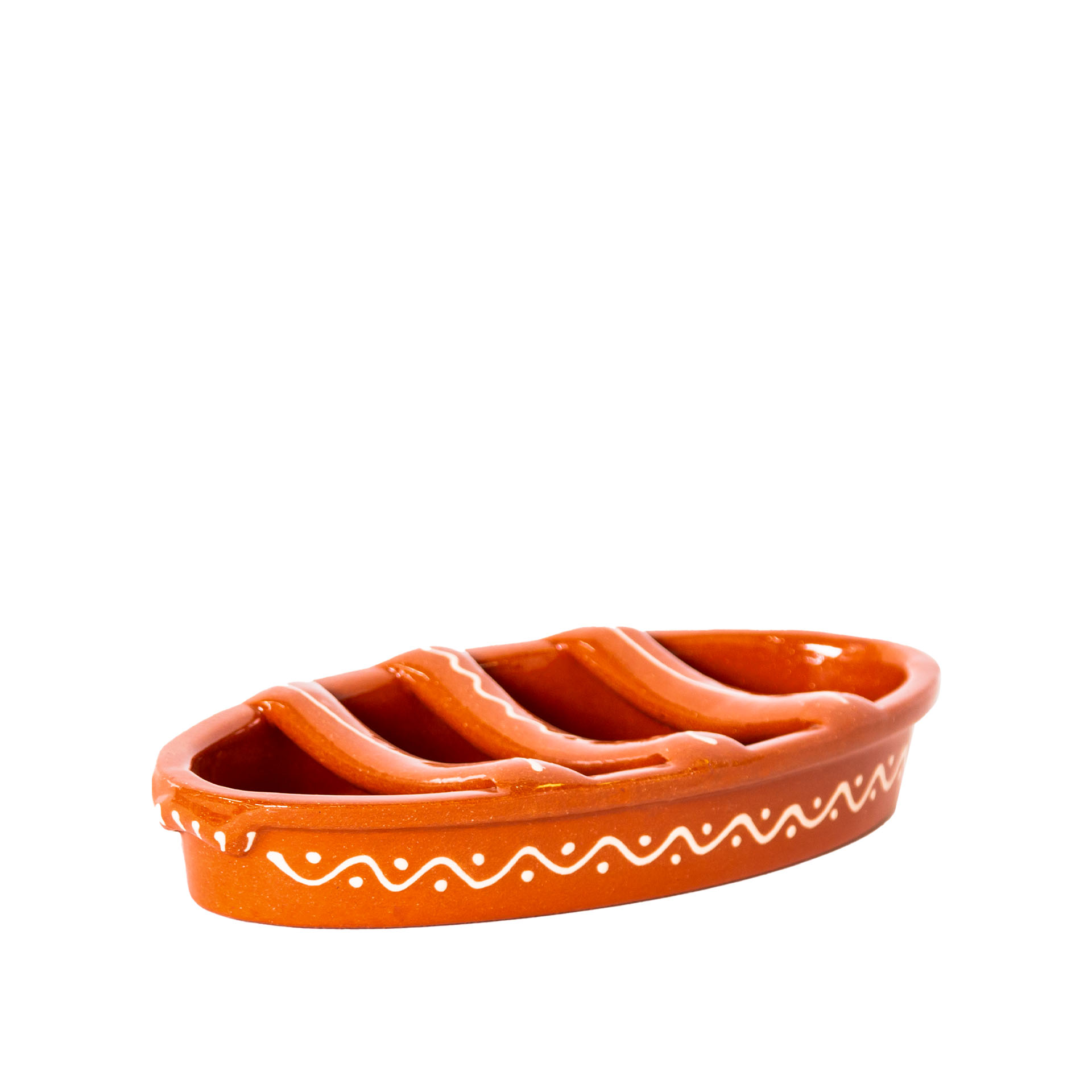 Assador Chouriços Barro Regional N.2 29X13.5X4.5cm