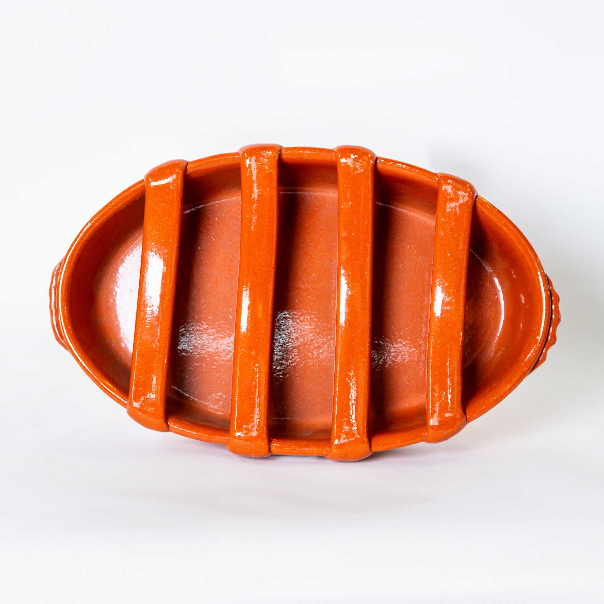 Assador Chouriços Barro Liso N.1 25X22X4cm