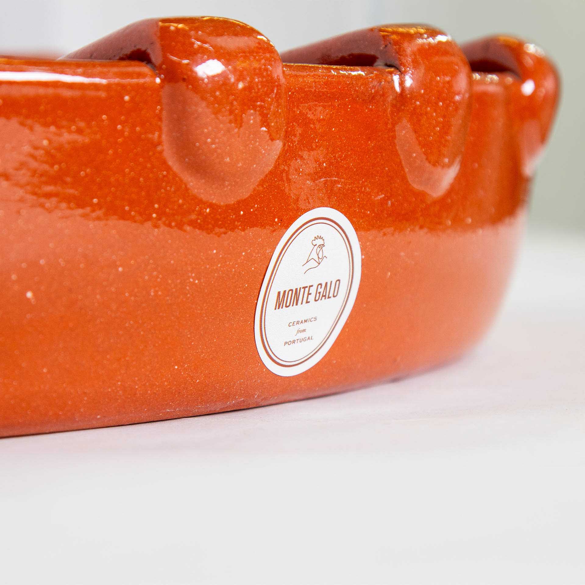 Assador Chouriços Barro Liso N.3 31.5X14.5X5cm