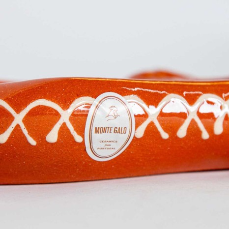 Assador Chouriços Barro Regional Porco Deitado 30.5cm - Image product