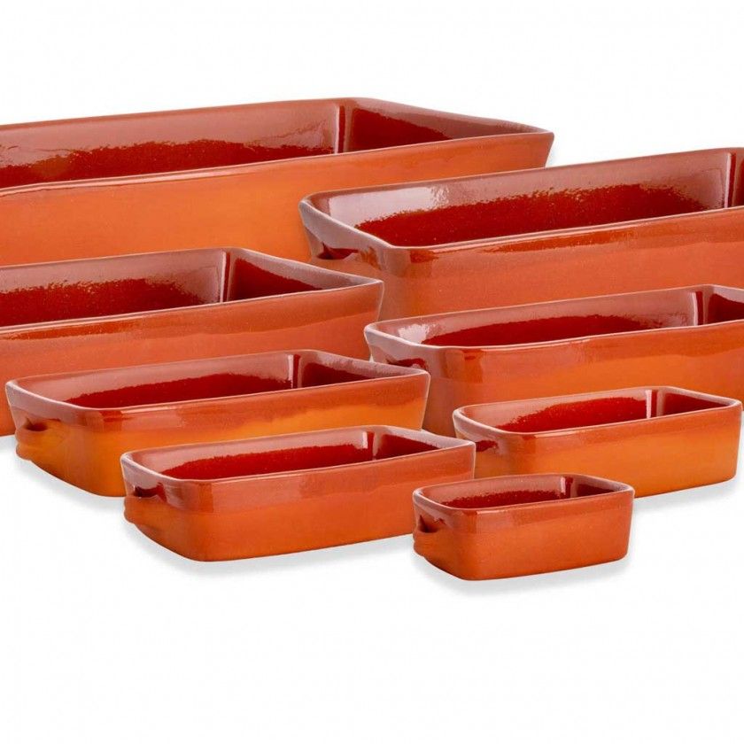 Assadeira Barro Liso Retangular