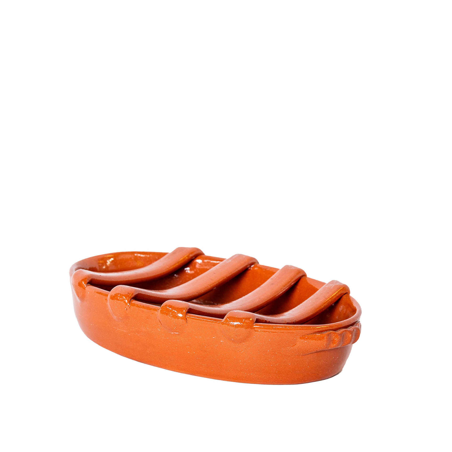 Assador Chouriços Barro Liso N.1 25X22X4cm