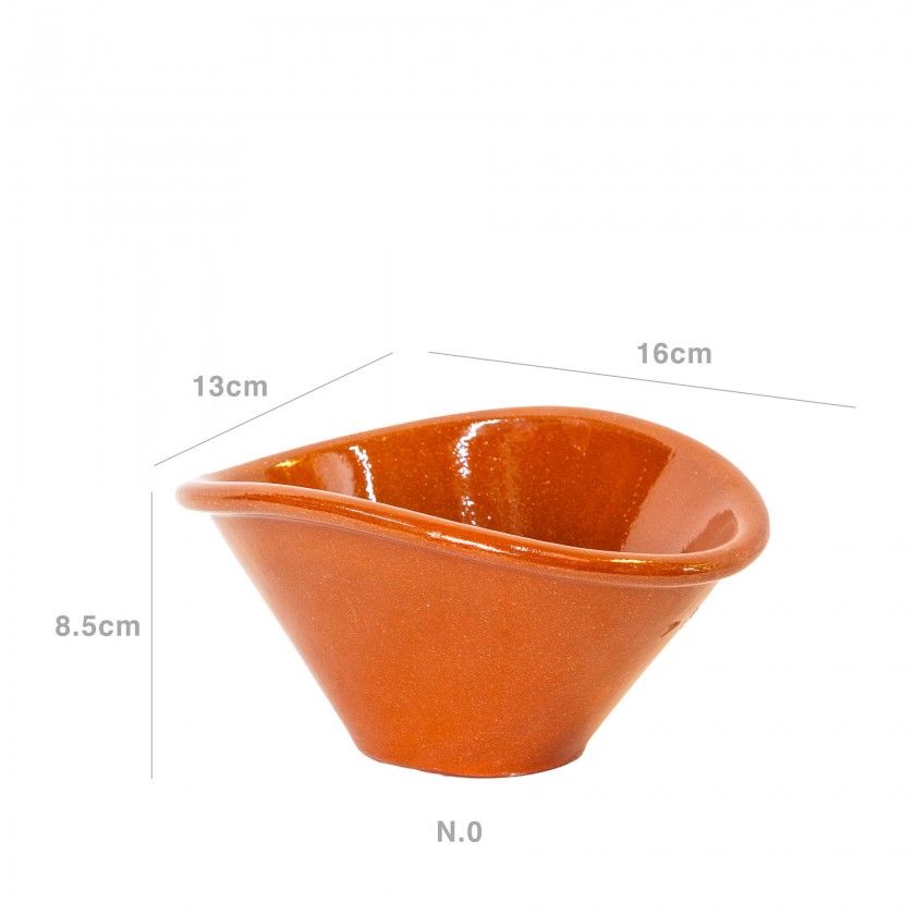 Torto Barro Liso N.0 16X13X8.5cm
