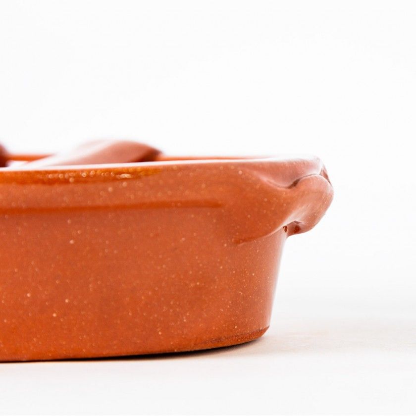 Assador Chouri�os Barro Liso N.3 31.5X14.5X5cm