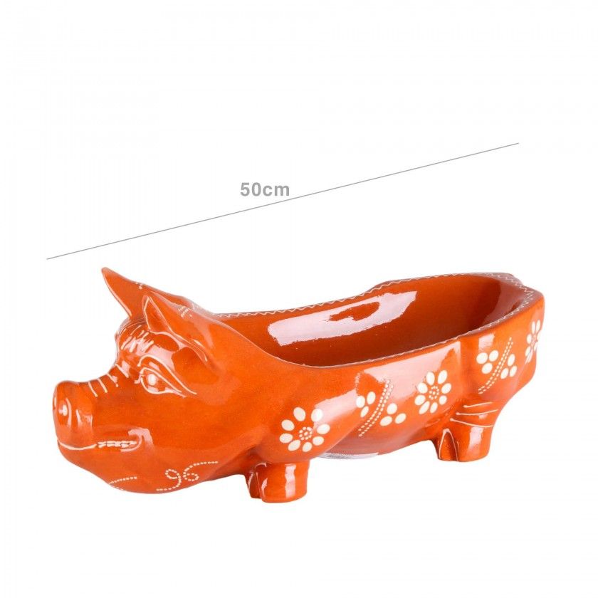 Travessa Porco Medio Barro Regional 50cm