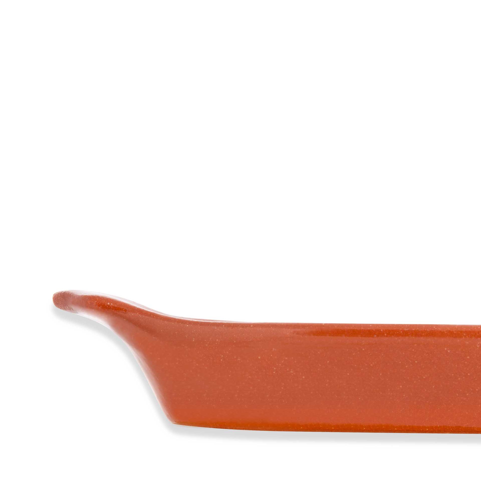 Travessa Barco Barro Liso 29X14X3.5CM