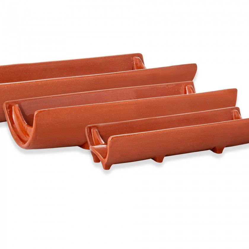 Telha Barro Liso 39X14.5X8cm