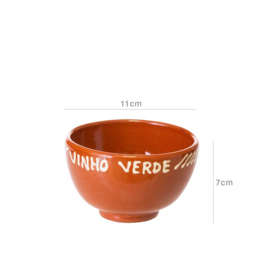 Tigela Vinho Barro Regional 11X7cm Tigela Vinho Barro Regional 11X7cm