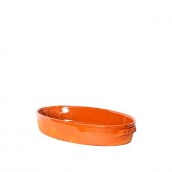 Assadeira Barro Liso Oval N.0 25X15X5cm