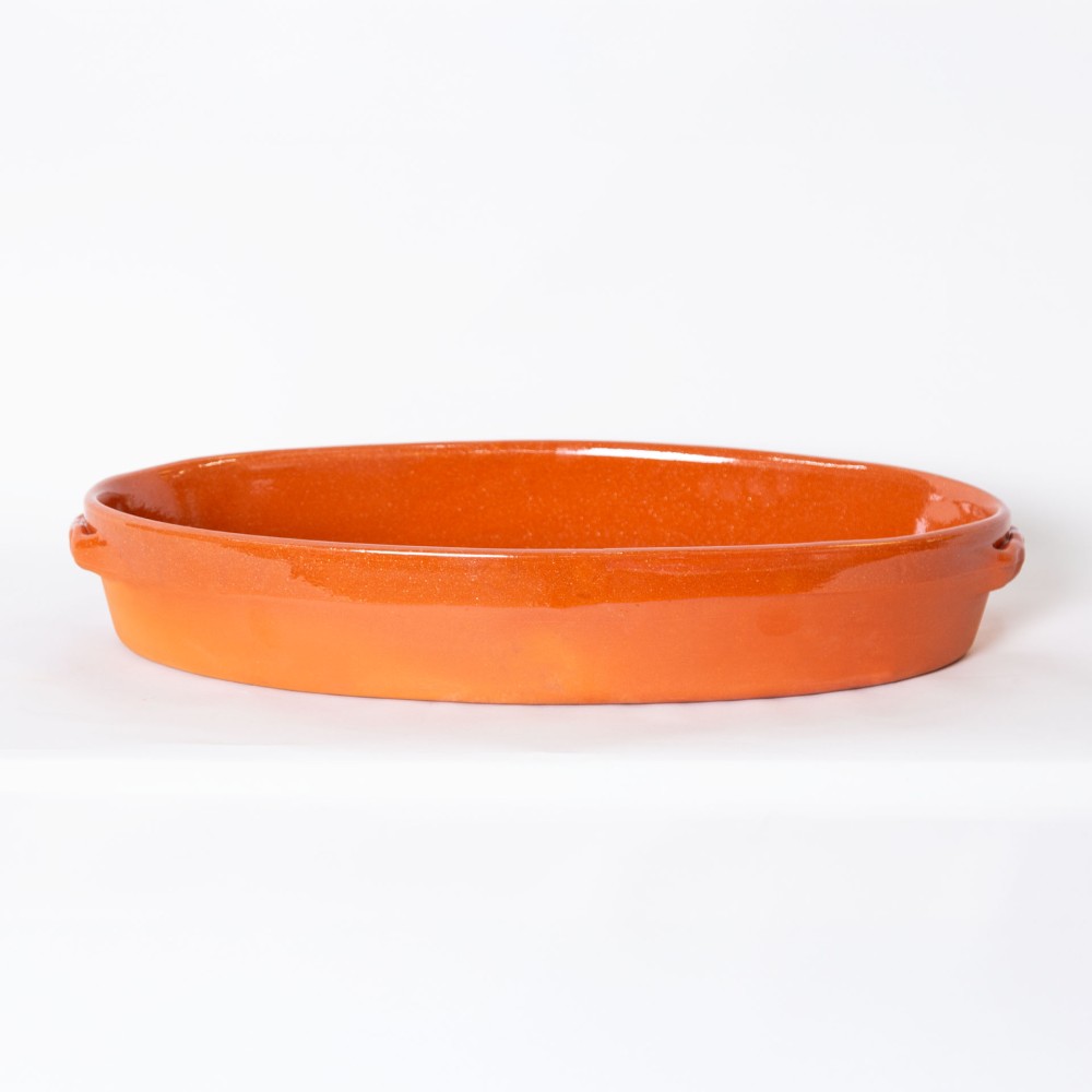 Assadeira Barro Liso Oval N.3 42.5X27X7.5cm