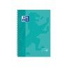 Caderno Espiral Capa Dura Oxford School A4 80 Folhas Quadriculado Cor viva Caderno Espiral Capa Dura Oxford School A4 80 Folhas Quadriculado Cor viva